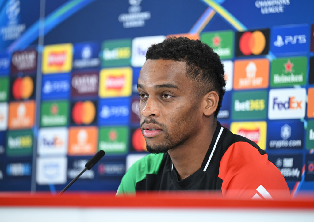 Arsenal FC Training Session And Press Conference - UEFA Champions League 2024/25 League Phase MD2