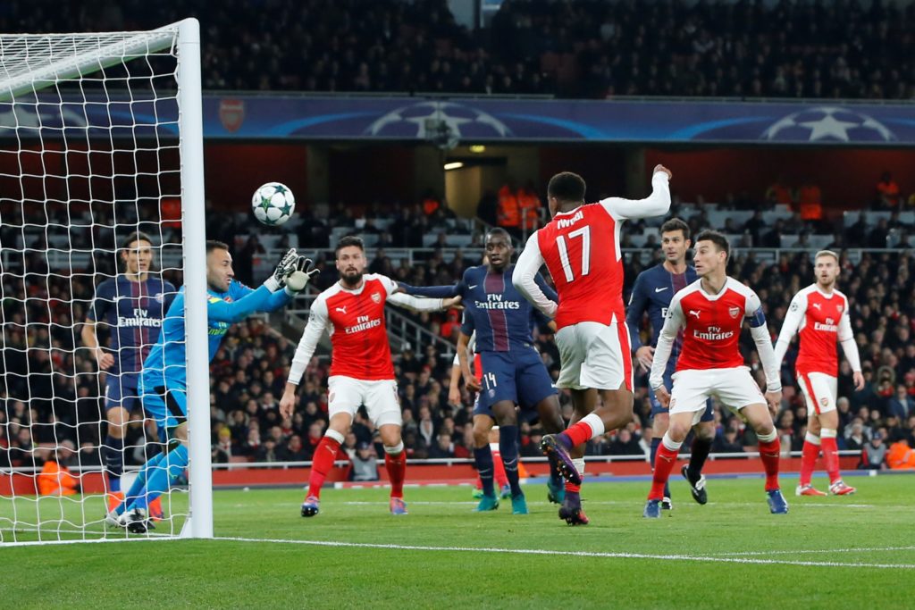 Arsenal FC vs Paris Saint-Germain FC - UEFA Champions League