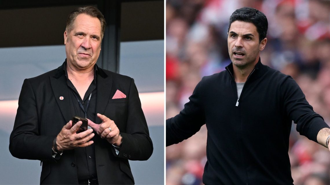 Split image of David Seaman and Mikel Arteta.