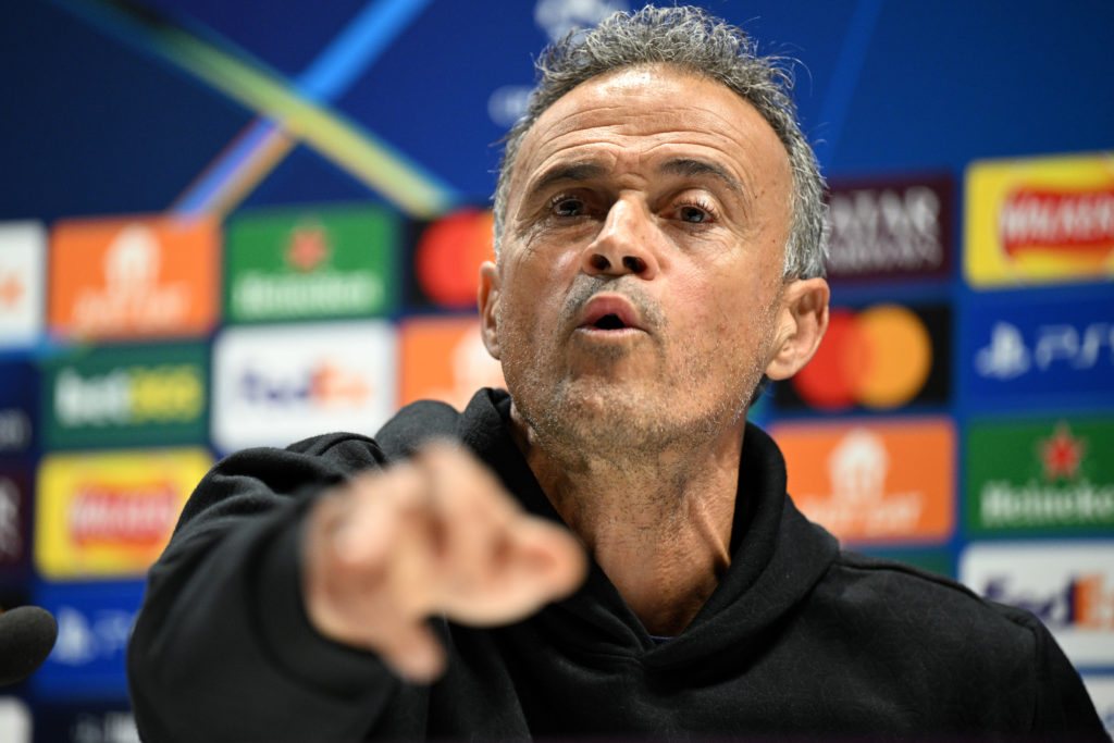 Paris Saint-Germain Training Session And Press Conference - UEFA Champions League 2024/25 League Phase MD2