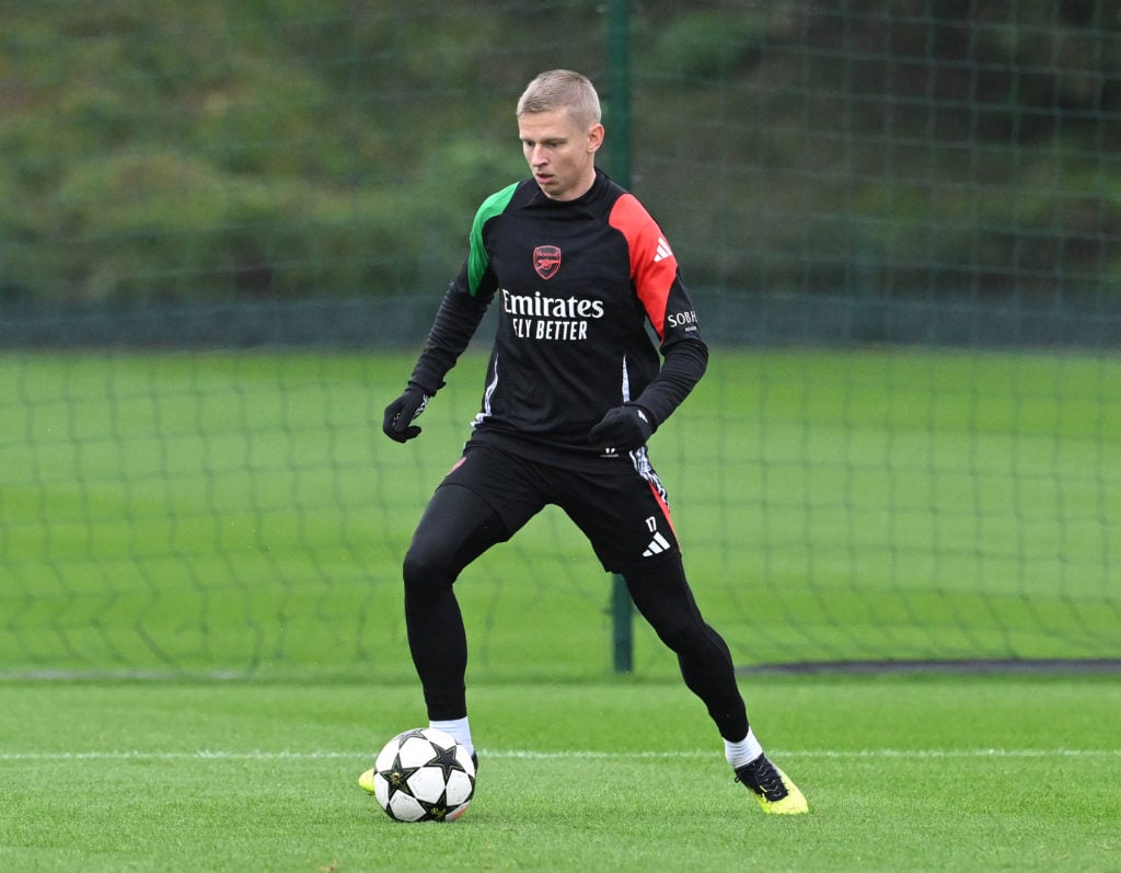 Arsenal FC Training Session And Press Conference - UEFA Champions League 2024/25 League Phase MD3