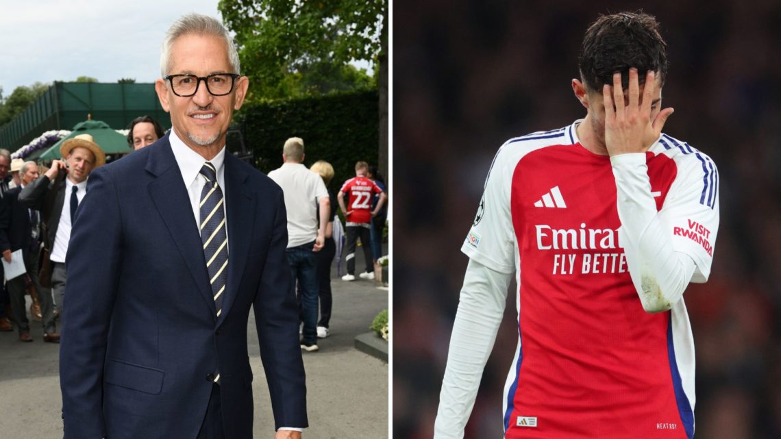 Split image of Gary Lineker and Kai Havertz.