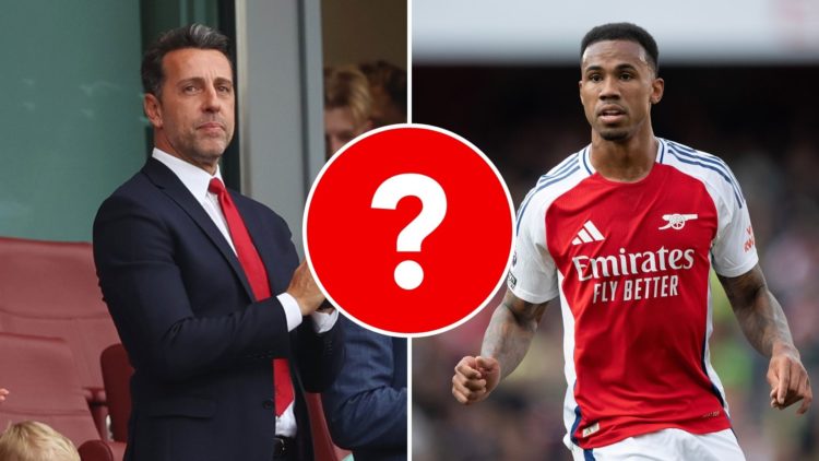 Split image of Edu Gaspar and Gabriel Magalhaes.