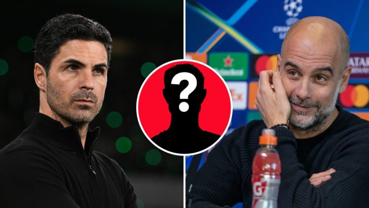 Mikel Arteta and Pep Guardiola.