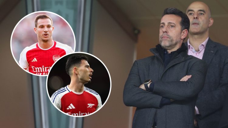Edu, Eduardo Cesar Daud Gaspar sporting director of Arsenal watches on from the stands uring the UEFA Women's Champions League match between Arsena...