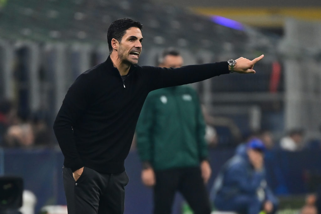 UEFA Champions League football match Inter Milan and Arsenal FC at San Siro football match