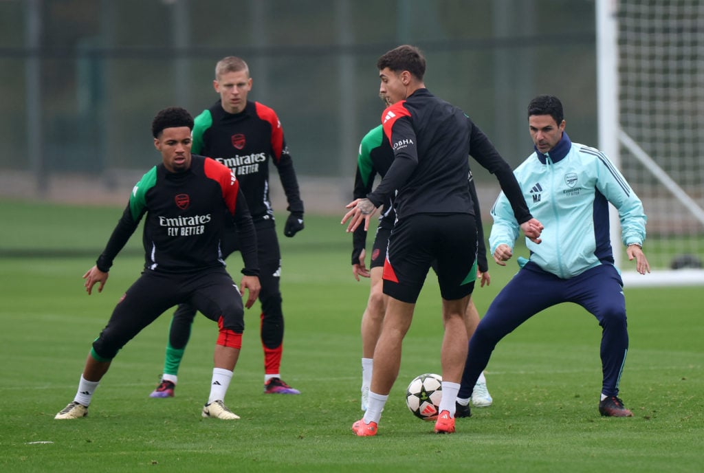 Arsenal FC Training Session - UEFA Champions League 2024/25 League Phase MD4