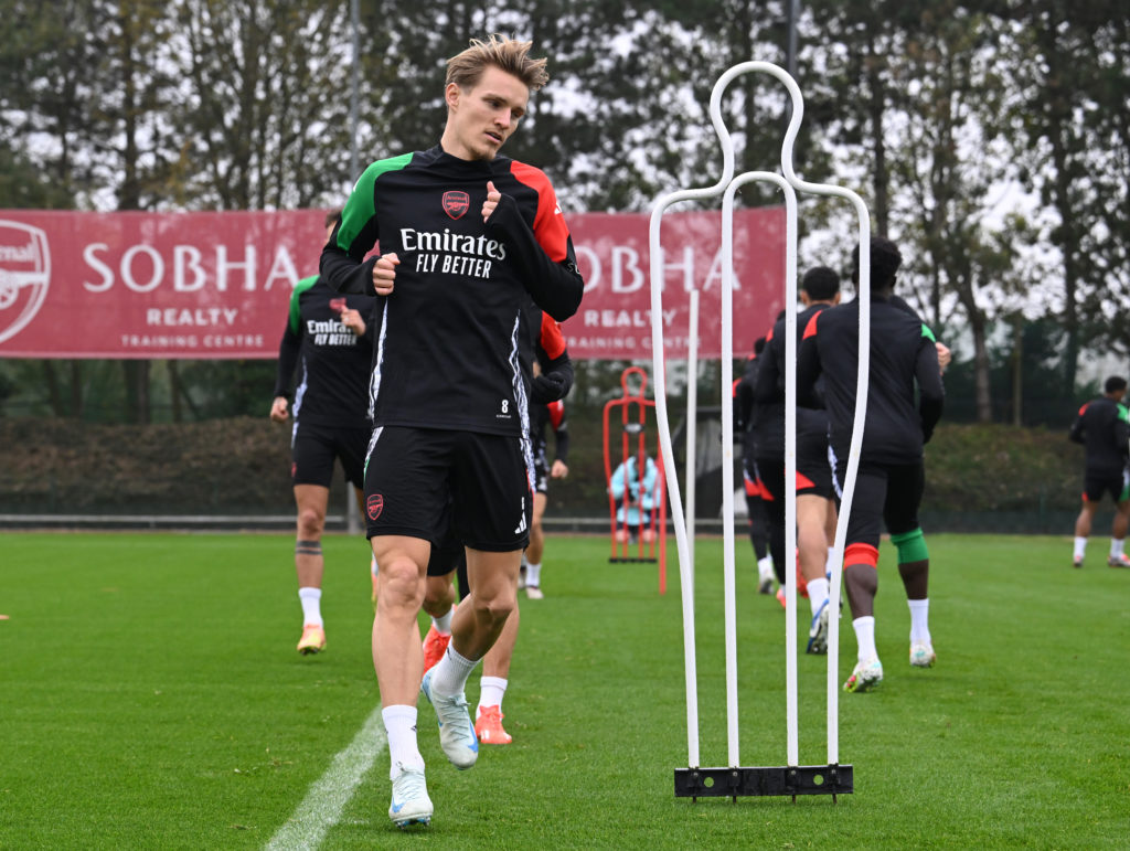 Arsenal FC Training Session - UEFA Champions League 2024/25 League Phase MD4