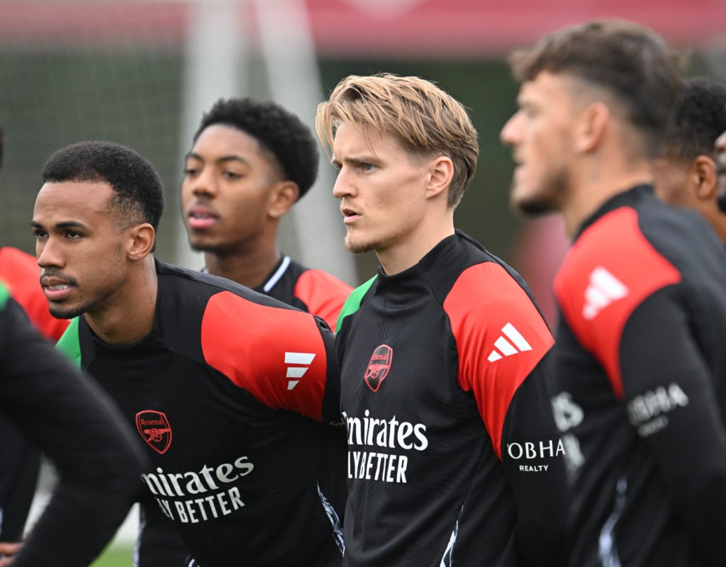 Arsenal FC Training Session - UEFA Champions League 2024/25 League Phase MD4