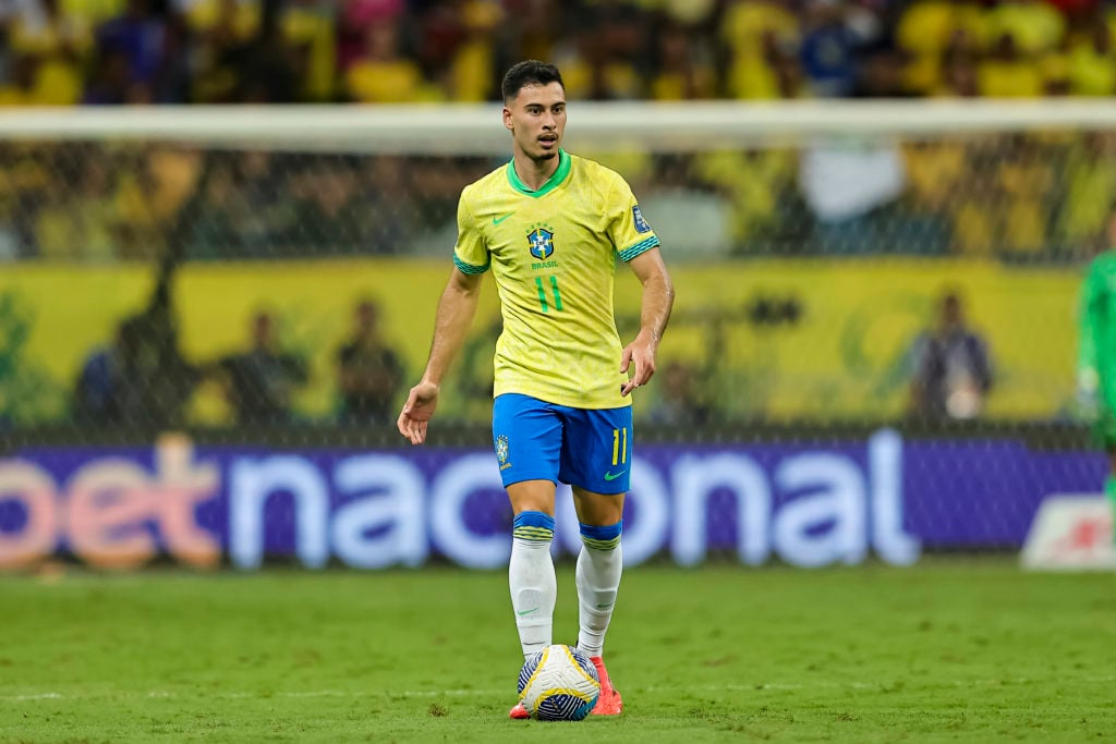 Gabriel Martinelli in action for Brazil