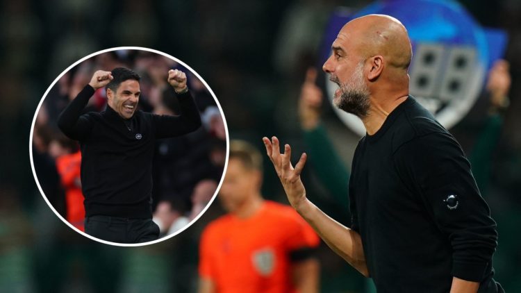 Pep Guardiola. Mikel Arteta.