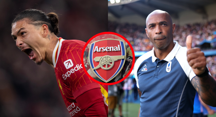 An image featuring Darwin Nunez and Thierry Henry.