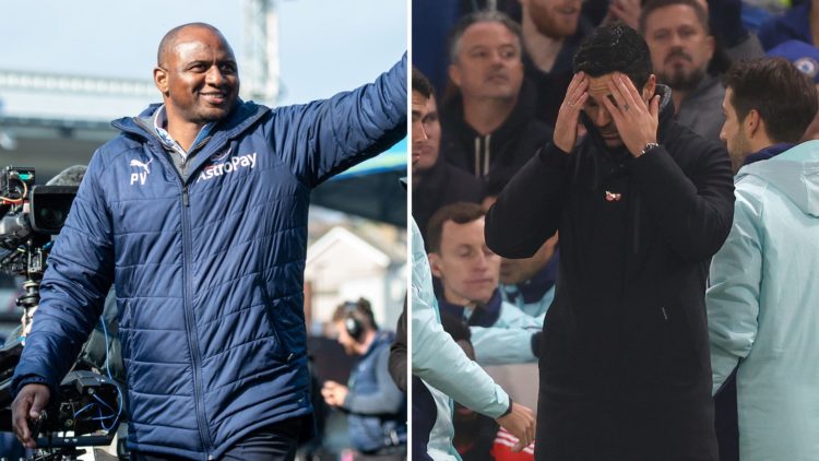 Patrick Vieira and Mikel Arteta.