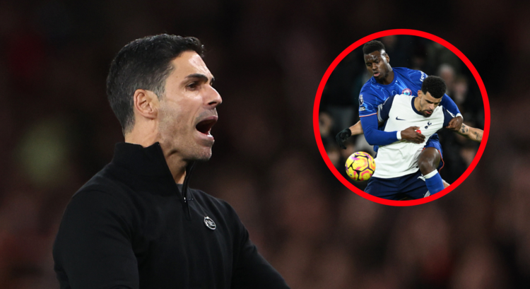 An image featuring Mikel Arteta and Chelsea vs Tottenham.