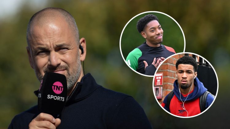 Joe Cole with Nwaneri & Lewis-Skelly both inset