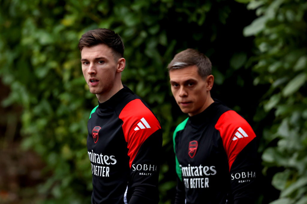Arsenal FC Training Session And Press Conference - UEFA Champions League 2024/25 League Phase MD6