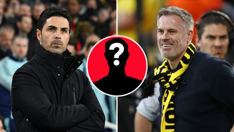 Mikel Arteta and Jamie Carragher.