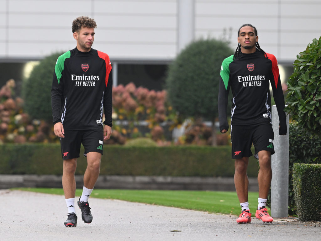 Arsenal FC Training Session - UEFA Champions League 2024/25 League Phase MD4