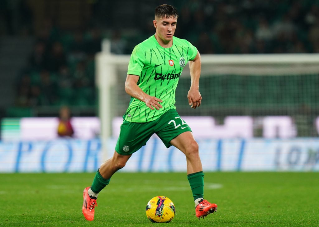 Ivan Fresneda in action for Sporting CP