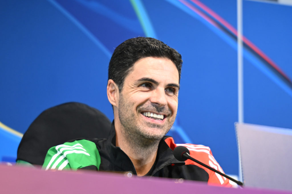 Arsenal FC Press Conference - UEFA Champions League 2024/25 League Phase MD5