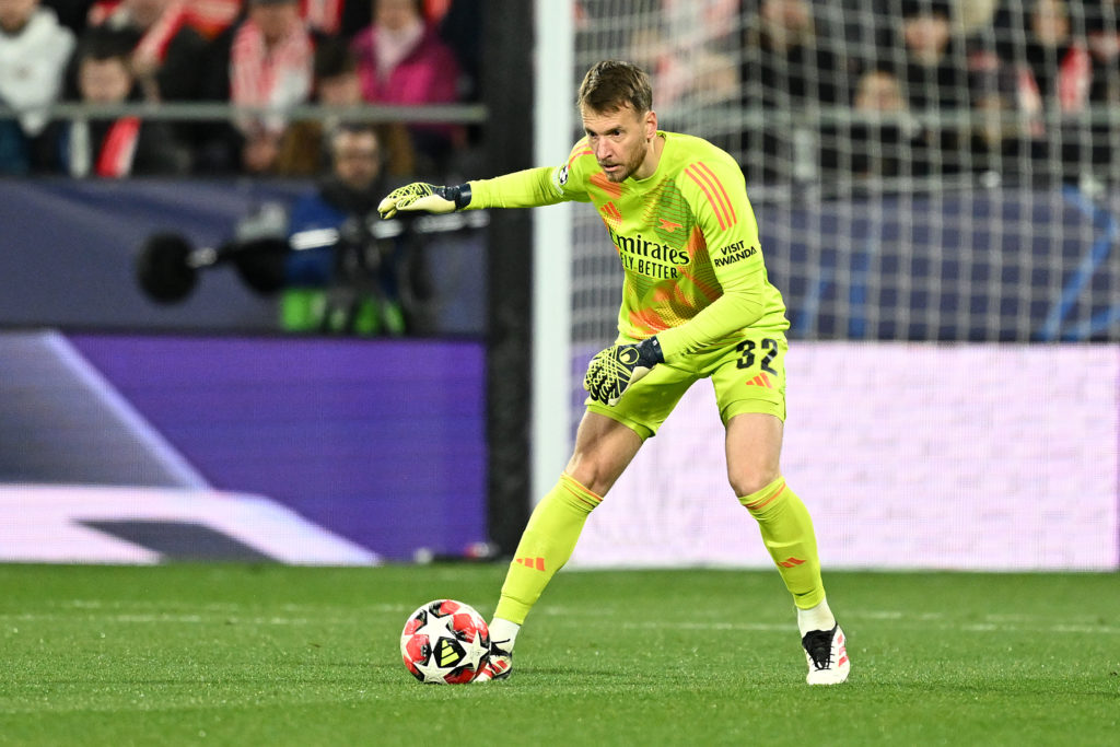 Neto in action for Arsenal against Girona