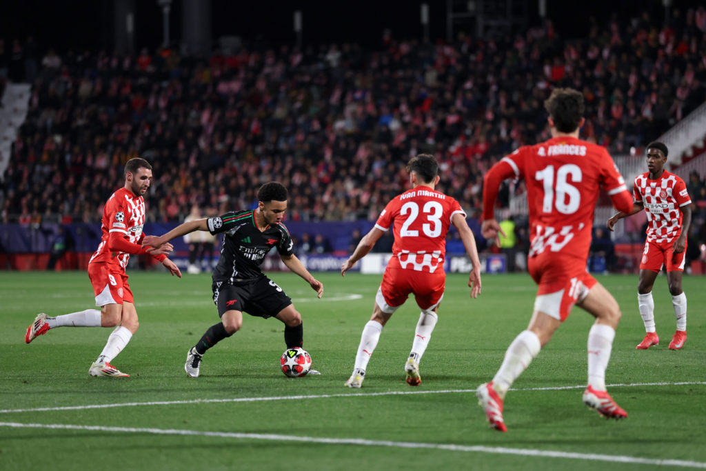 Girona FC v Arsenal FC - UEFA Champions League 2024/25 League Phase MD8