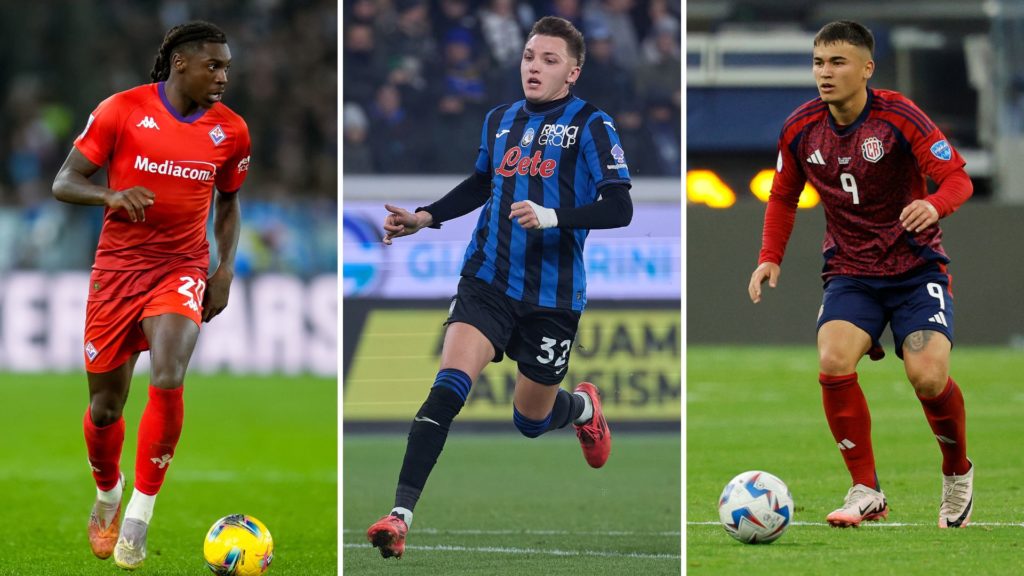 Moise Kean, Mateo Retegui and Manfred Ugalde