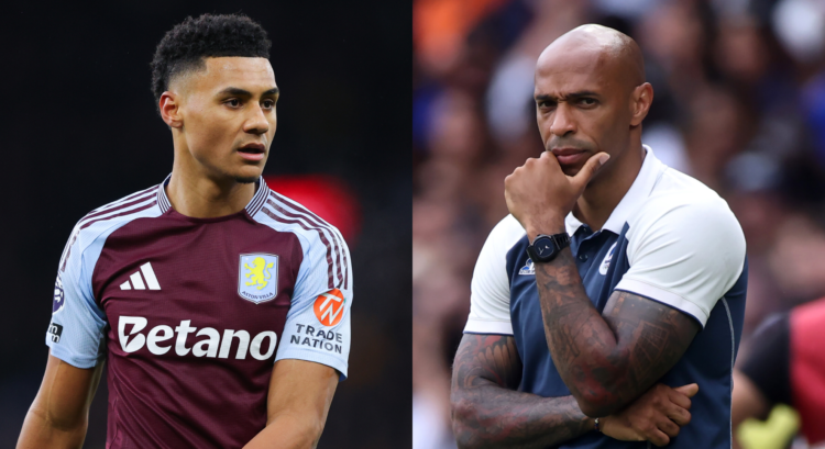 An image featuring Ollie Watkins and Thierry Henry.