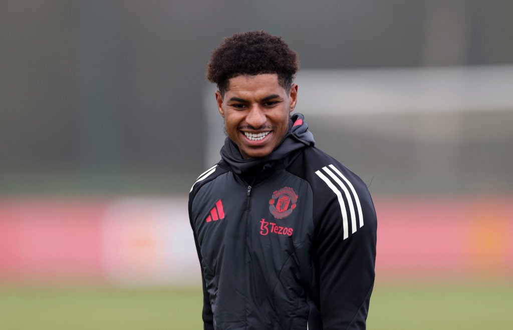 Manchester United Training Session And Press Conference - UEFA Europa League 2024/25 League Phase MD7