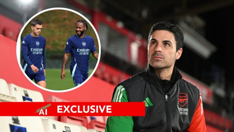 Arsenal FC Training Session And Press Conference - UEFA Champions League 2024/25 League Phase MD8