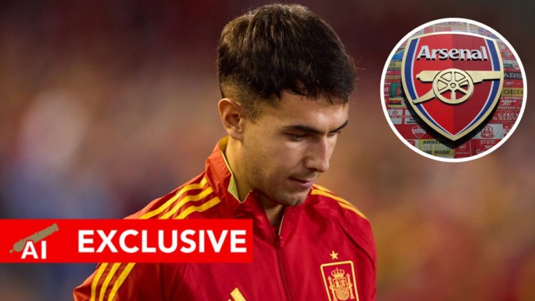 Martin Zubimendi in Spain v Serbia - UEFA Nations League 2024/25