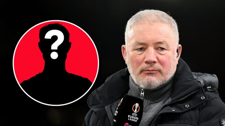TNT Sports commentator Ally McCoist looks on ahead of the UEFA Europa League 2024/25 League Phase MD7 match between Manchester United and Rangers F...