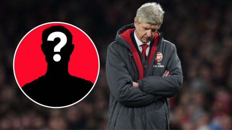 Image of Arsene Wenger of Arsenal shows his disappointment during the Premier League match between Arsenal and Manchester United at Emirates Stadiu...
