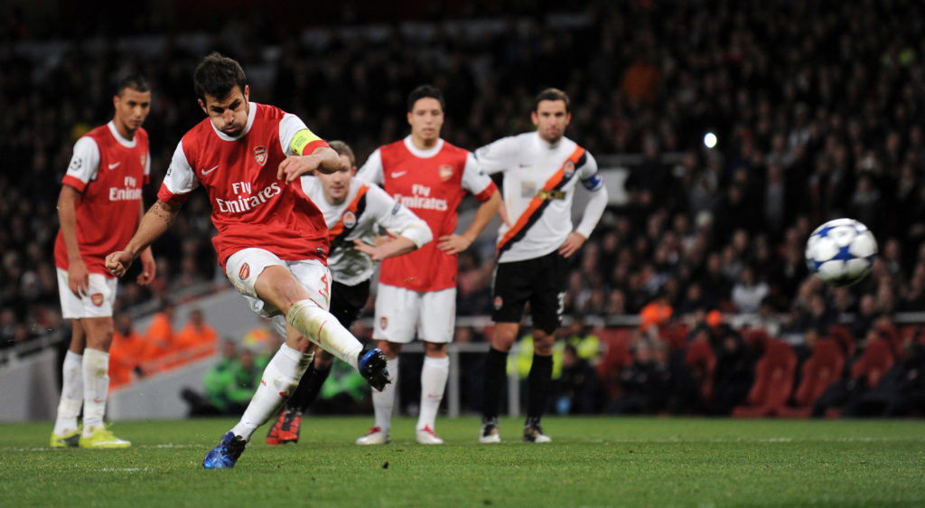 Arsenal's Spanish midfielder Cesc Fabreg