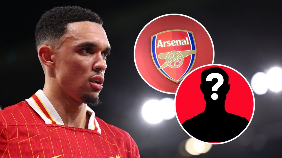 Trent Alexander-Arnold of Liverpool during the UEFA Champions League 2024/25 UEFA Champions League 2024/25 Round of 16 Second Leg match between Liv...