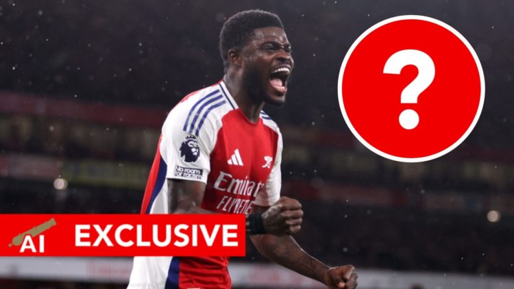 Thomas Partey in Arsenal v Nottingham Forest - Premier League 2024/25