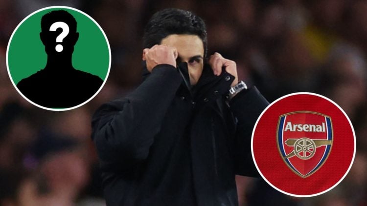 Image of: Mikel Arteta manager / head coach of Arsenal during the UEFA Champions League 2024/25 Semi Final First Leg match between Arsenal FC and P...