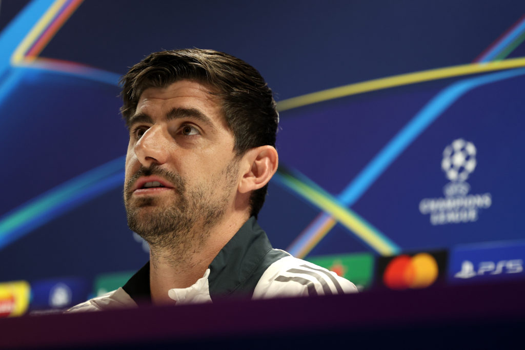 Real Madrid C.F. Training Session And Press Conference - UEFA Champions League 2024/25 Quarter Final First Leg
