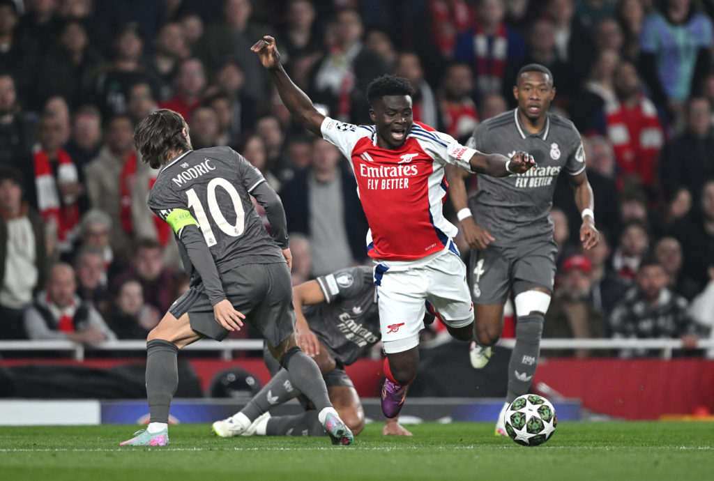Arsenal FC v Real Madrid C.F. - UEFA Champions League 2024/25 Quarter Final First Leg
