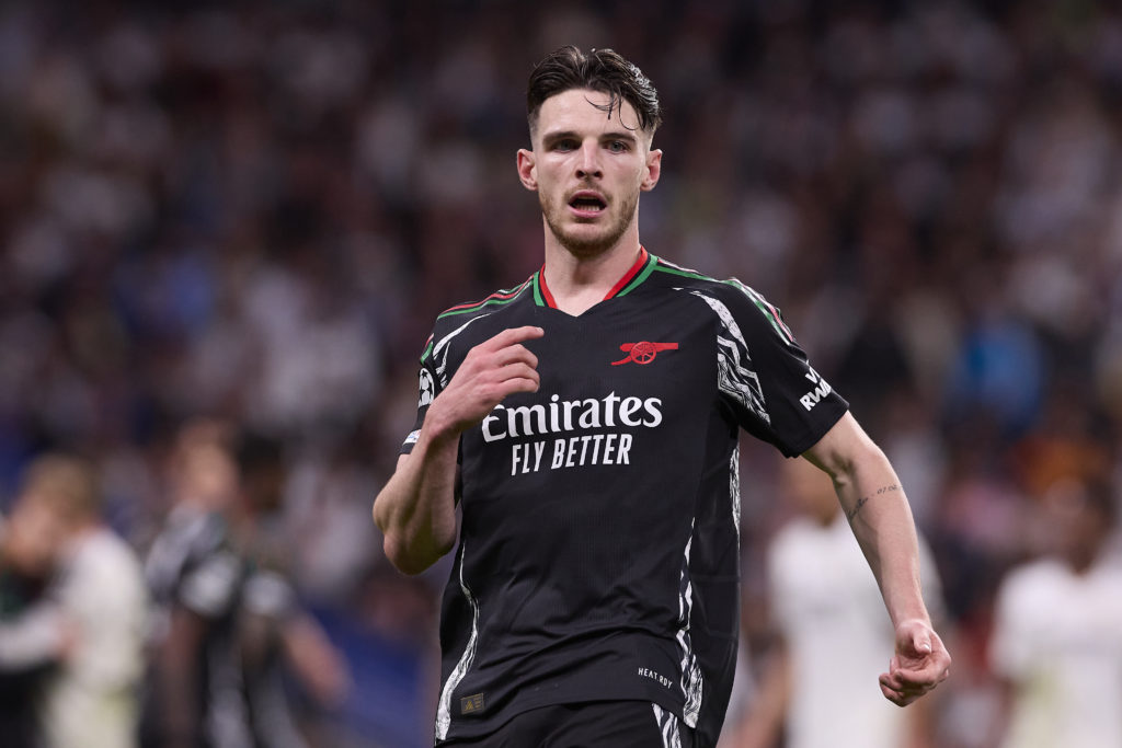 Declan Rice of Arsenal FC seen in action during the UEFA