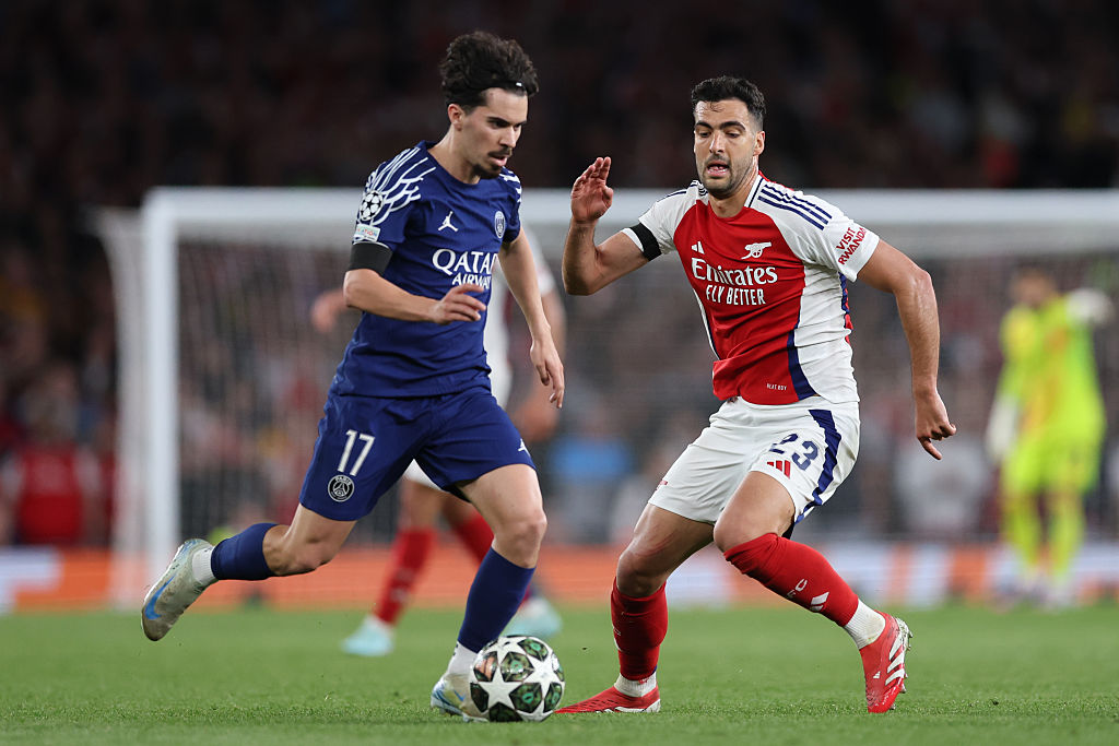 Arsenal FC v Paris Saint-Germain - UEFA Champions League 2024/25 Semi Final First Leg