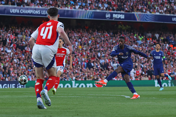 Arsenal FC v Paris Saint-Germain - UEFA Champions League 2024/25 Semi Final First Leg
