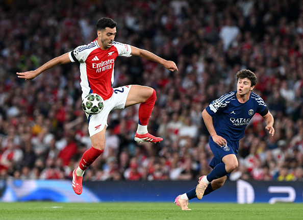 Arsenal FC v Paris Saint-Germain - UEFA Champions League 2024/25 Semi Final First Leg