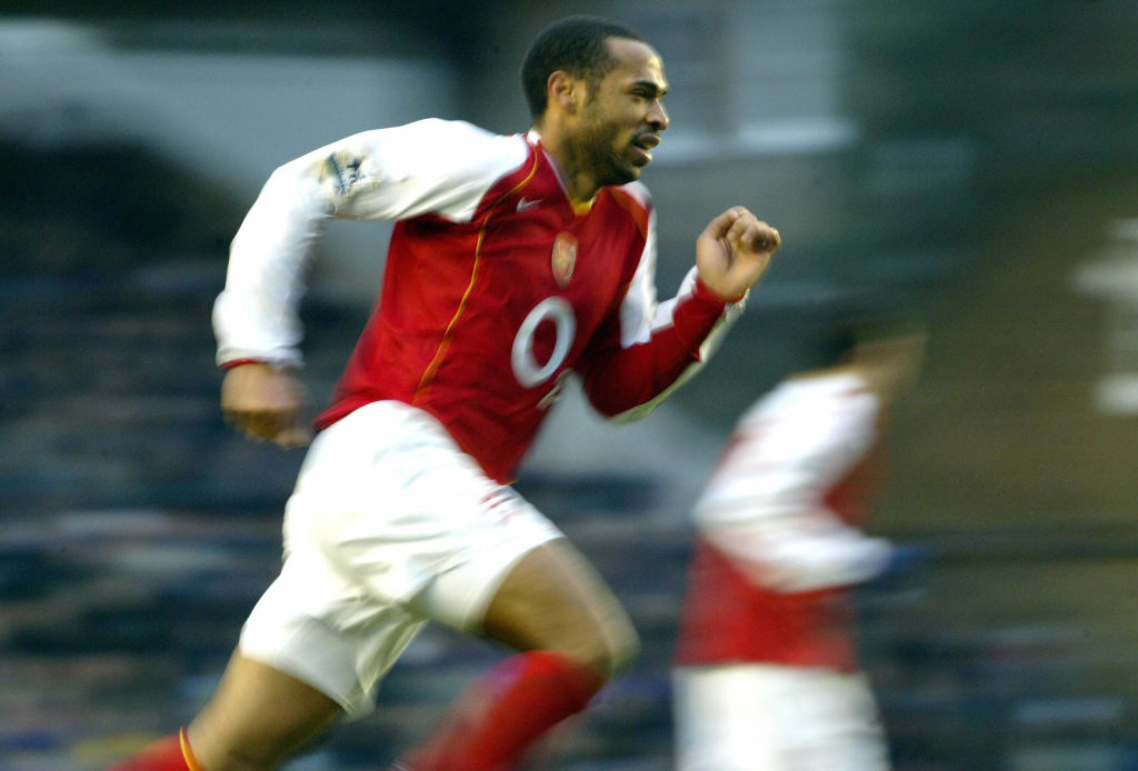 Arsenal's player French Thierry Henry ru