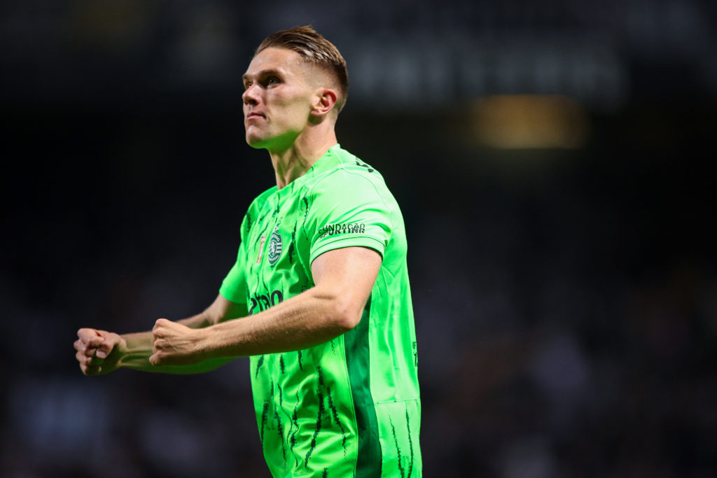 Viktor Gyokeres celebrates for Sporting CP