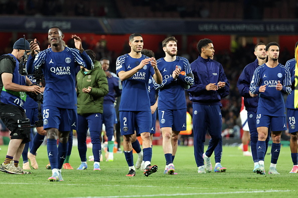 Arsenal FC v Paris Saint-Germain - UEFA Champions League 2024/25 Semi Final First Leg