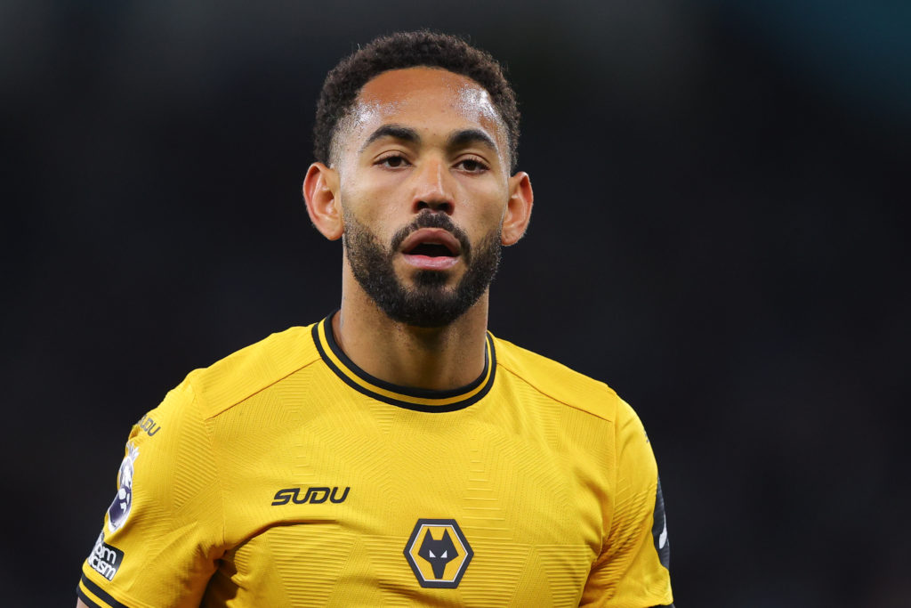 Matheus Cunha of Wolverhampton Wanderers during the Premier League match between Manchester City FC and Wolverhampton Wanderers FC