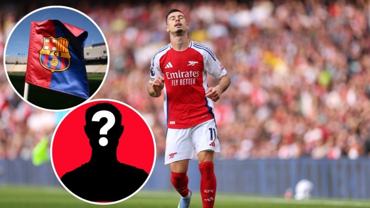 Image of Gabriel Martinelli of Arsenal looks dejected during the Premier League match between Arsenal FC and Brentford, Insets of A detailed view o...