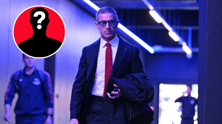 Image of Arsenal Sporting Director Andrea Berta arrives at the stadium before the Premier League match between Ipswich Town FC and Arsenal, inset o...