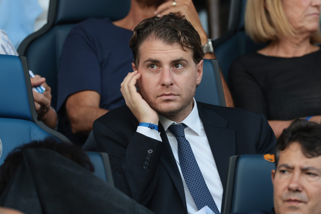 Matteo Tognozzi in attendance during Atalanta BC v Juventus in the Serie A clash.